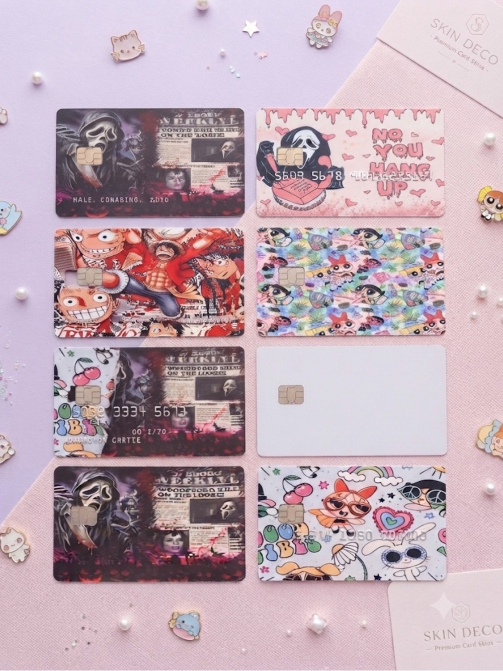Custom Decorative skins for debit/credit cards
